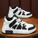 Factory Custom Skating Shoes for Boys Graffiti Fashion Unbranded Walking Shoes Casual Sports Sneaker for Man - Image 2