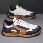 Wholesale Custom Breathable Barefoot Spring Anti - slip Men Casual Shoes PU Upper Factory Direct / Comfortable Sneaker - Image 2