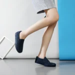 Unisex Penny Loafer Canvas Vulcanized Shoes Walking Sports Sneakers Casual Slip on Flats Shoes - Image 4