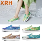 Unisex Penny Loafer Canvas Vulcanized Shoes Walking Sports Sneakers Casual Slip on Flats Shoes - Image 6